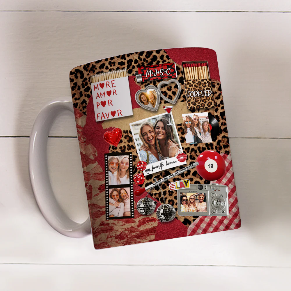 Polaroids And Promises - Personalized Custom Coffee Mug - Image 2