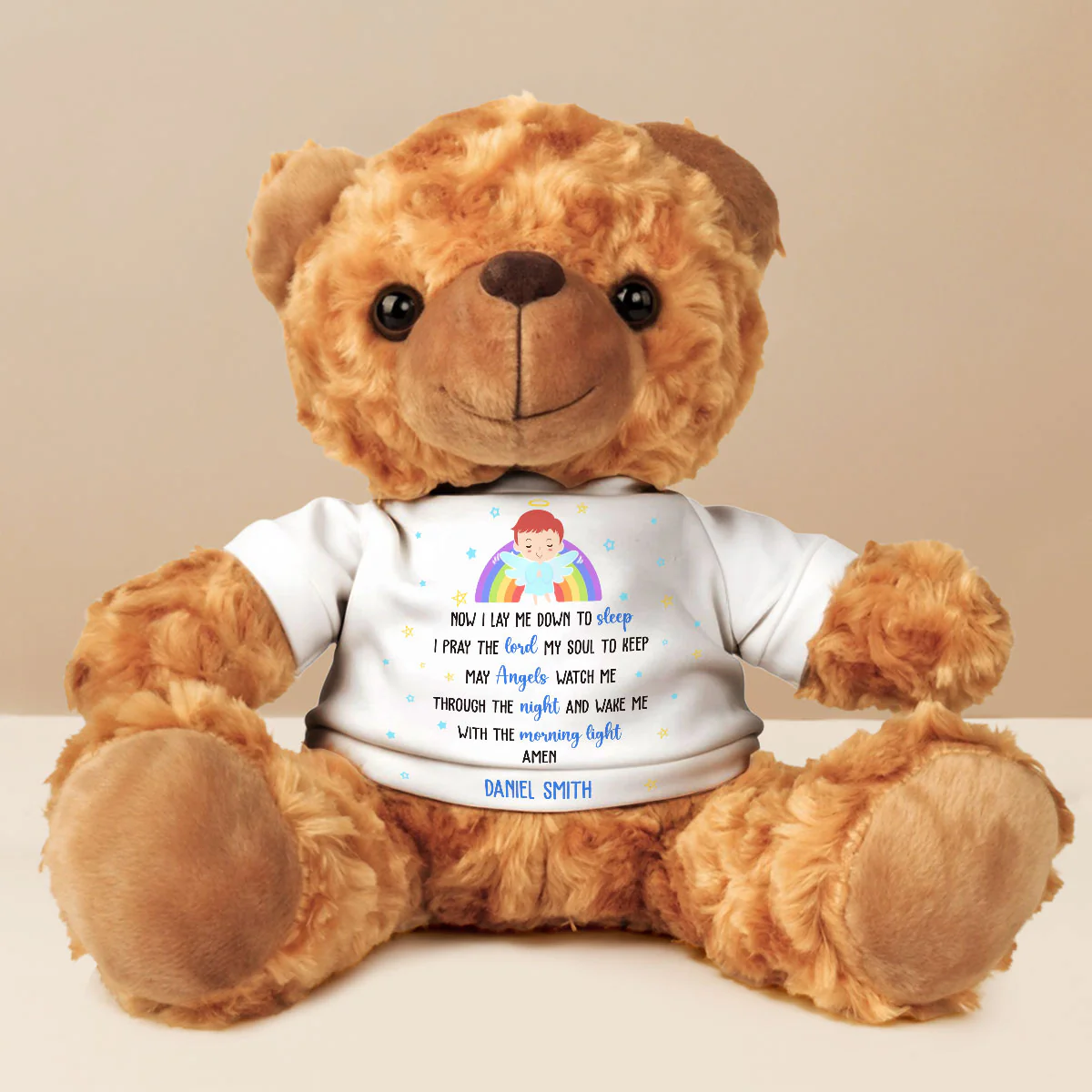 Prayer For Children - Personalized Custom Cuddle Bear - Image 5