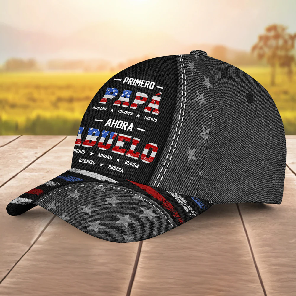 Primero Papá Ahora Abuelo - Gorra Clásica Personalizada - Image 3