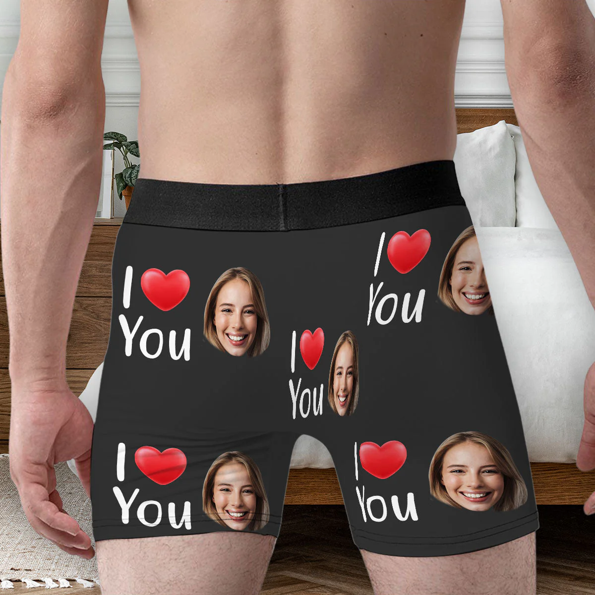 Property Of - Personalized Photo Men's Boxer Briefs - Image 3