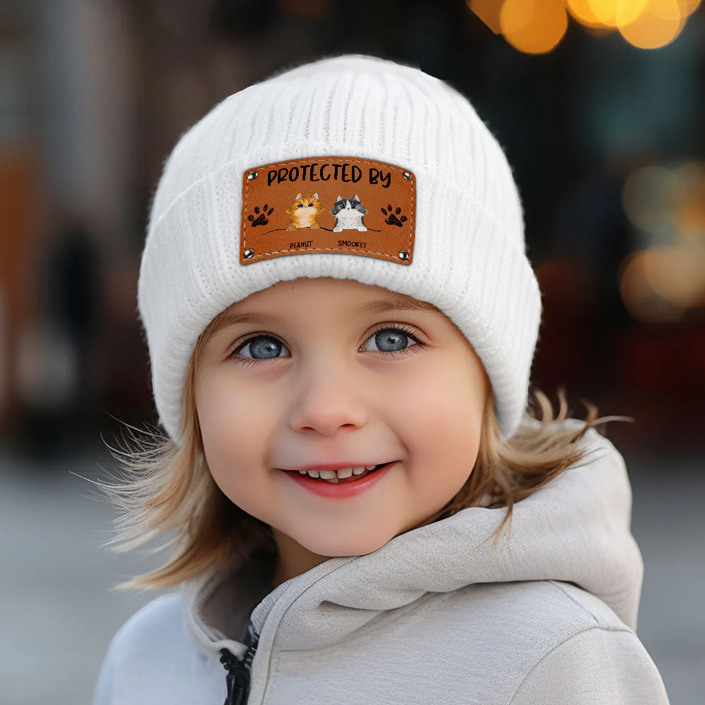 Protected By Pets - Personalized Custom Beanie - Image 2