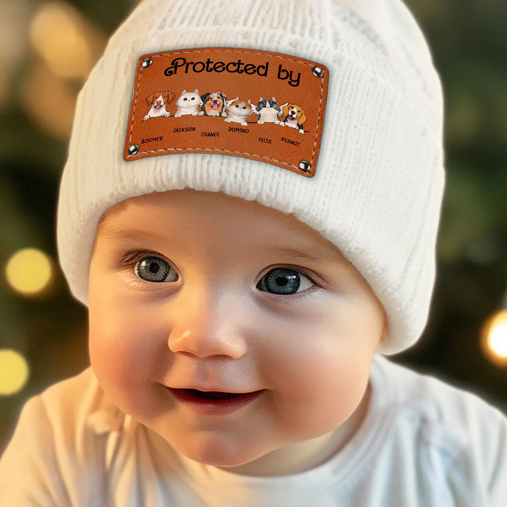 Protected By Pets - Personalized Custom Beanie - Image 5