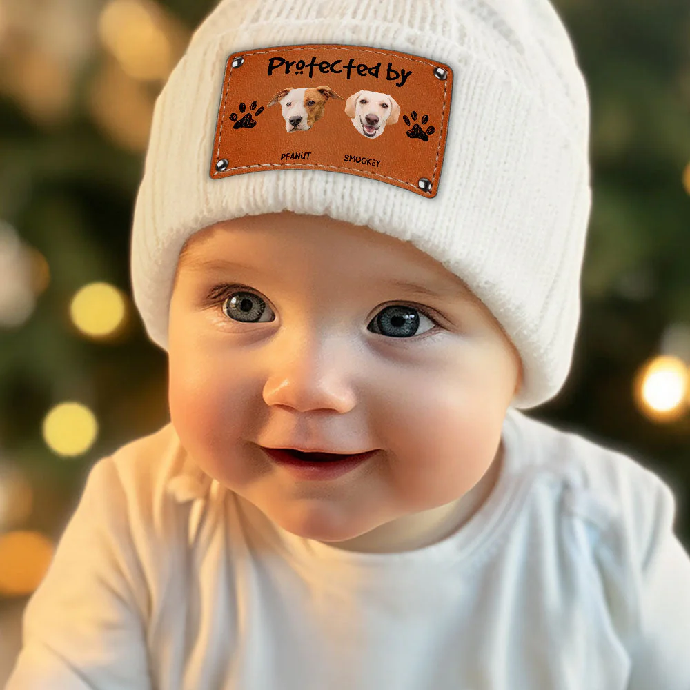 Protected By Pets Photo - Personalized Custom Beanie - Image 2