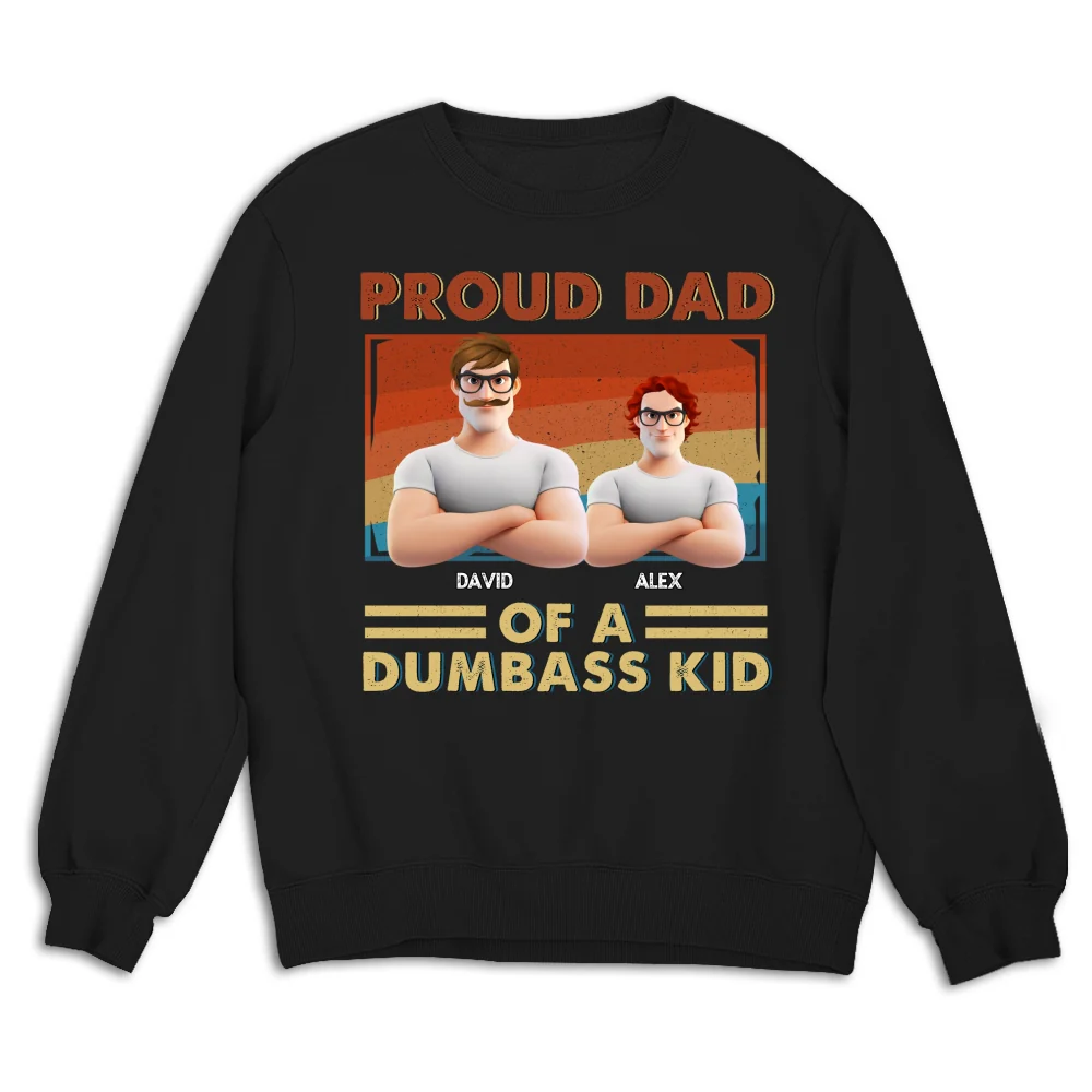 Proud Dad Of Some Wild Kids - Personalized Custom Shirt - Image 13