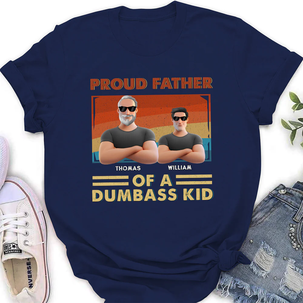 Proud Dad Of Some Wild Kids - Personalized Custom Shirt - Image 5
