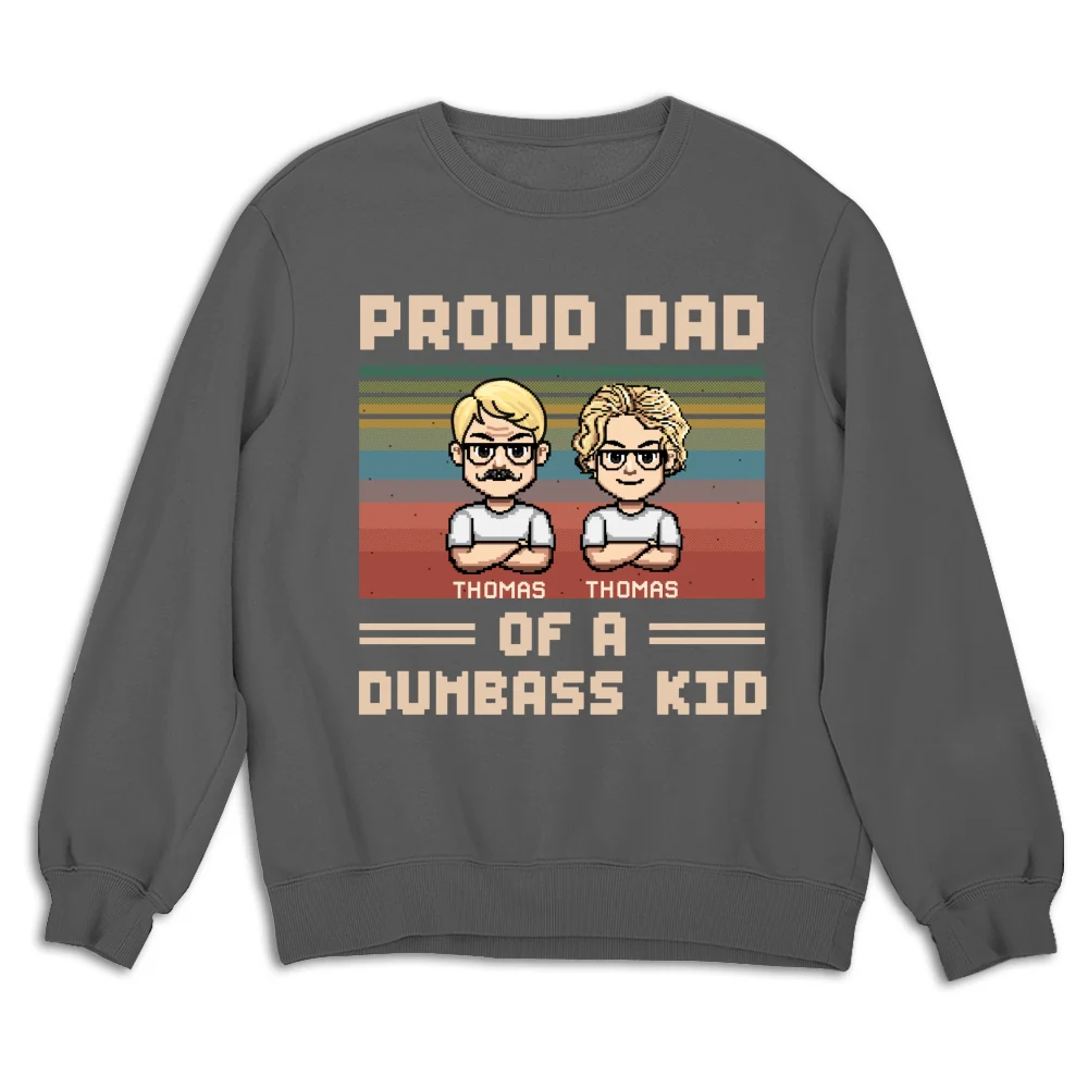 Proud Dad Of A Few Kids - Personalized Custom Shirt - Image 19