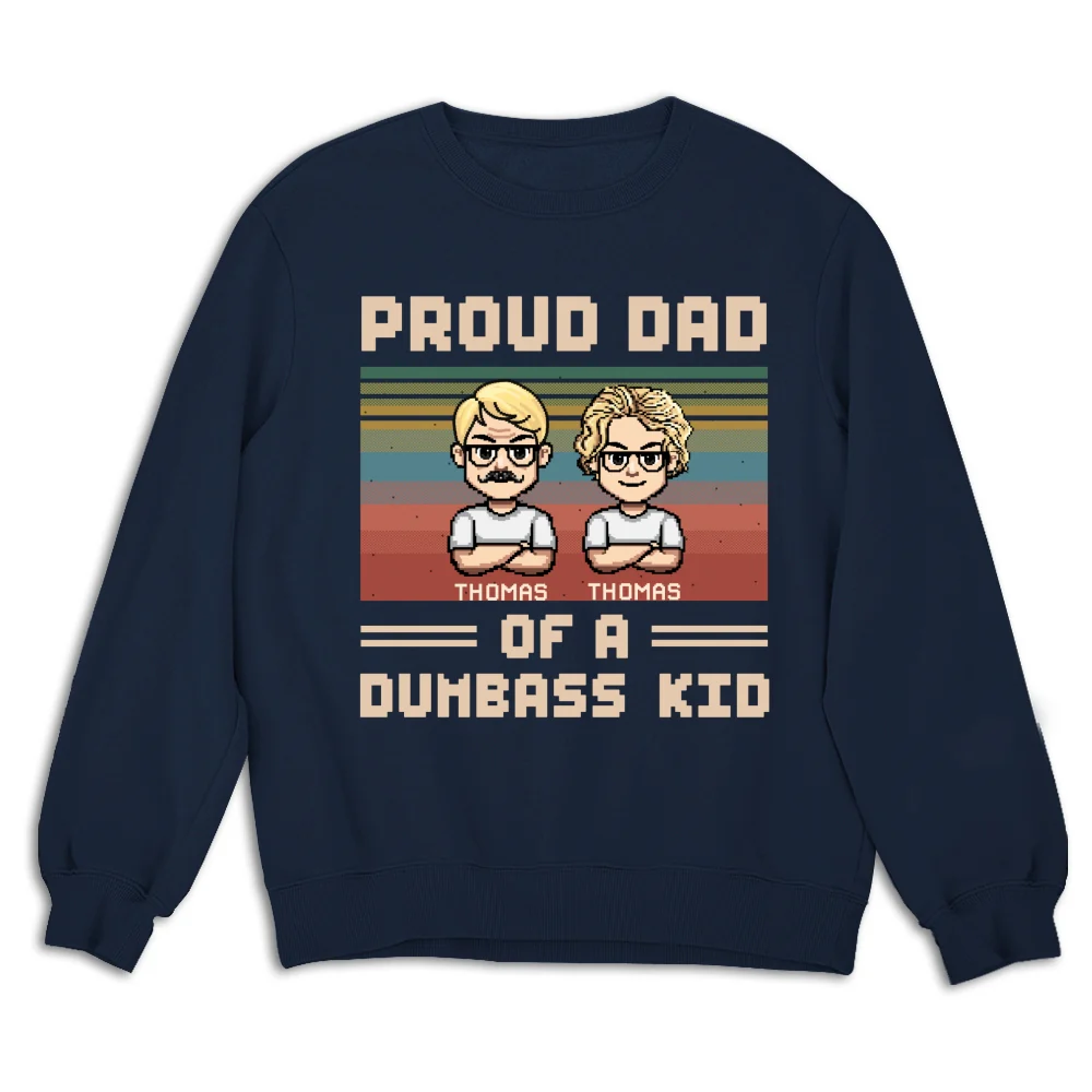 Proud Dad Of A Few Kids - Personalized Custom Shirt - Image 20