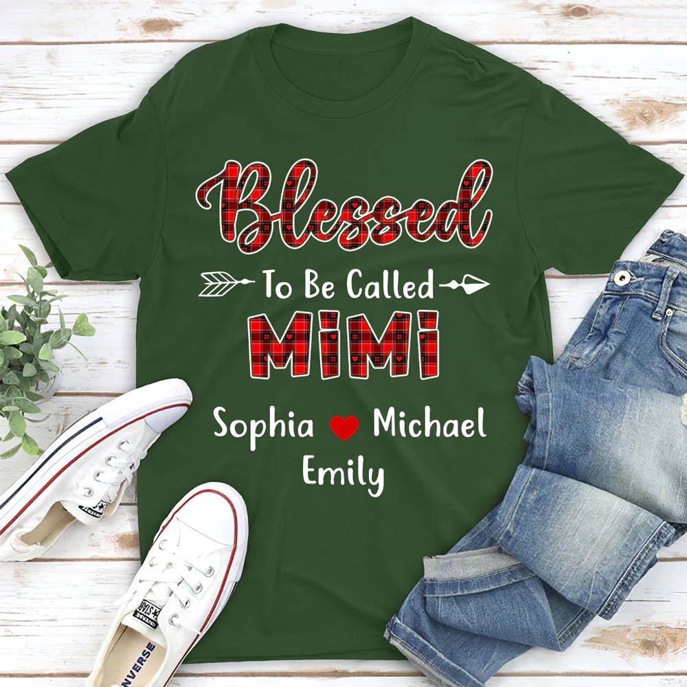 Proud Grandma - Personalized Custom Shirt - Image 2
