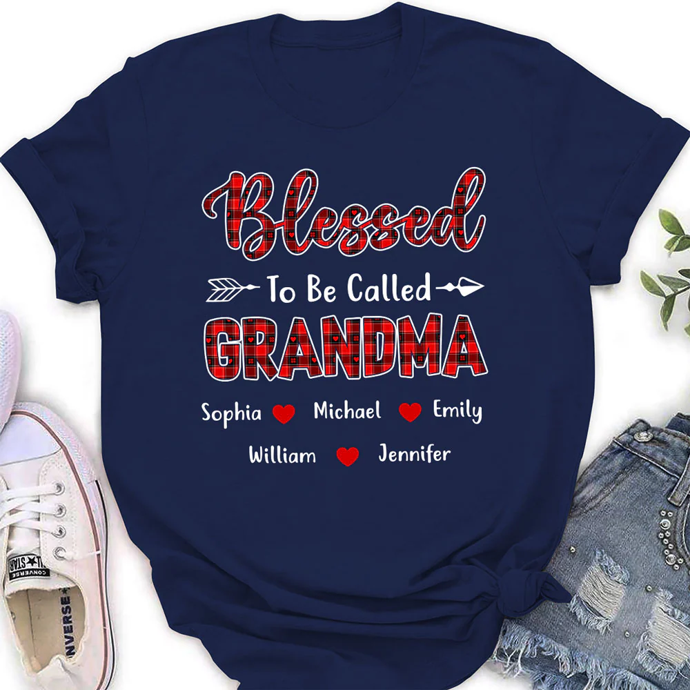 Proud Grandma - Personalized Custom Shirt - Image 3