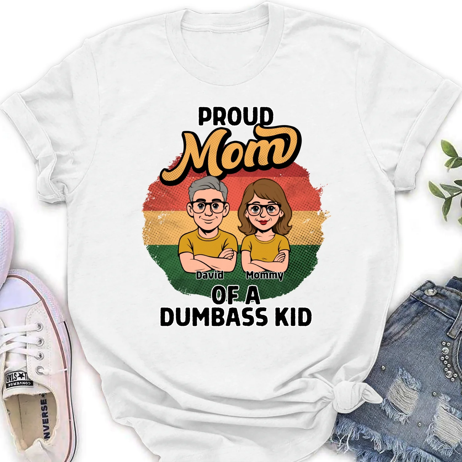 Proud Mom Of Kids - Personalized Custom Shirt - Image 16