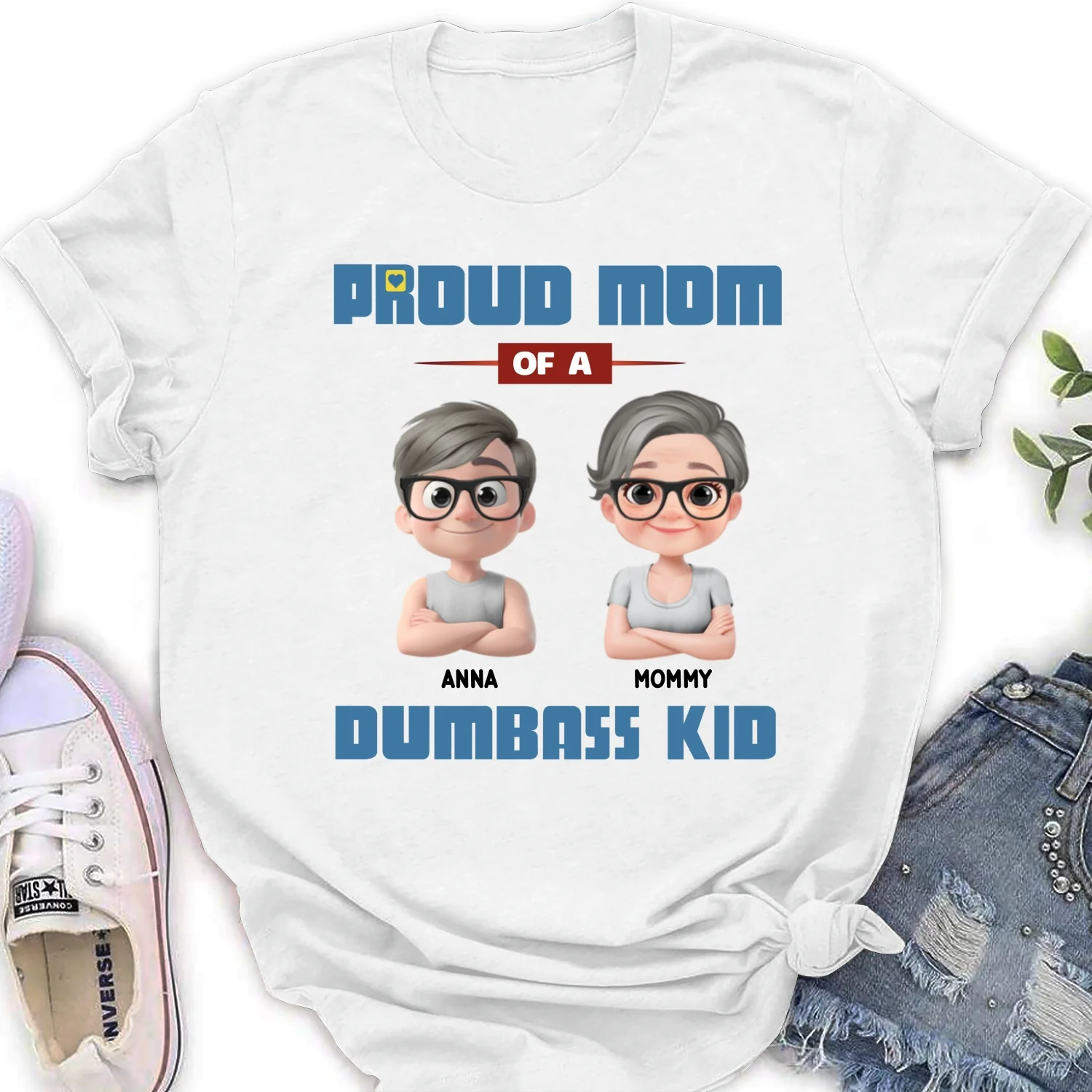Proud Mom - Personalized Custom Shirt - Image 16