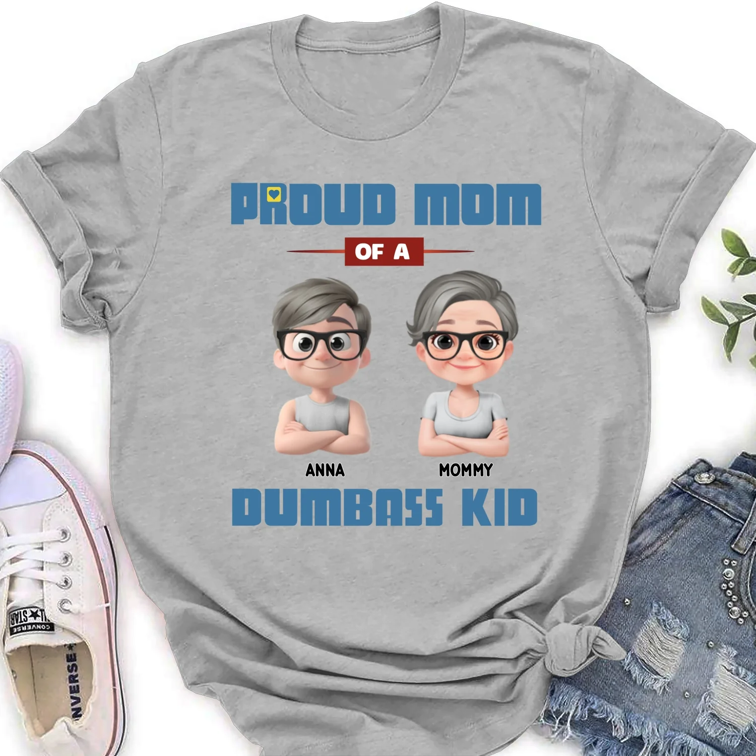 Proud Mom - Personalized Custom Shirt - Image 17