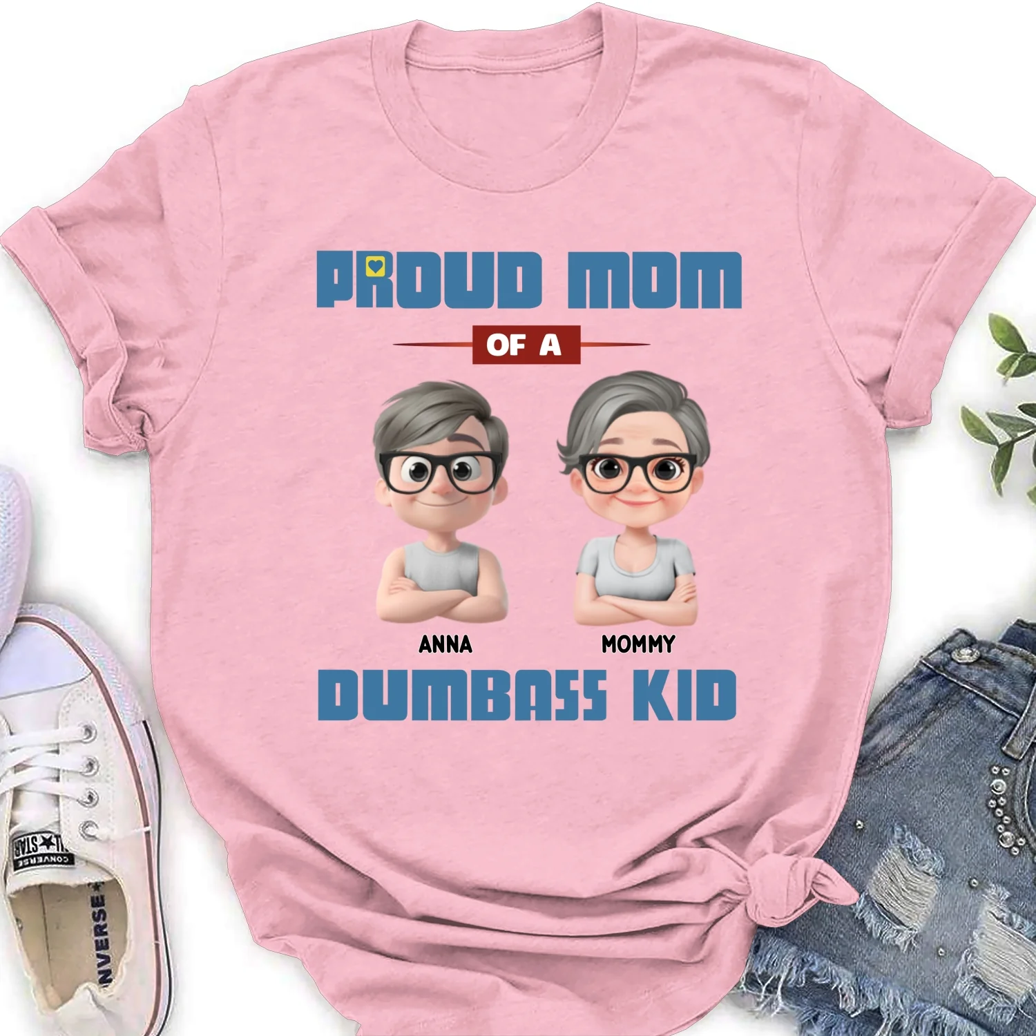 Proud Mom - Personalized Custom Shirt - Image 18