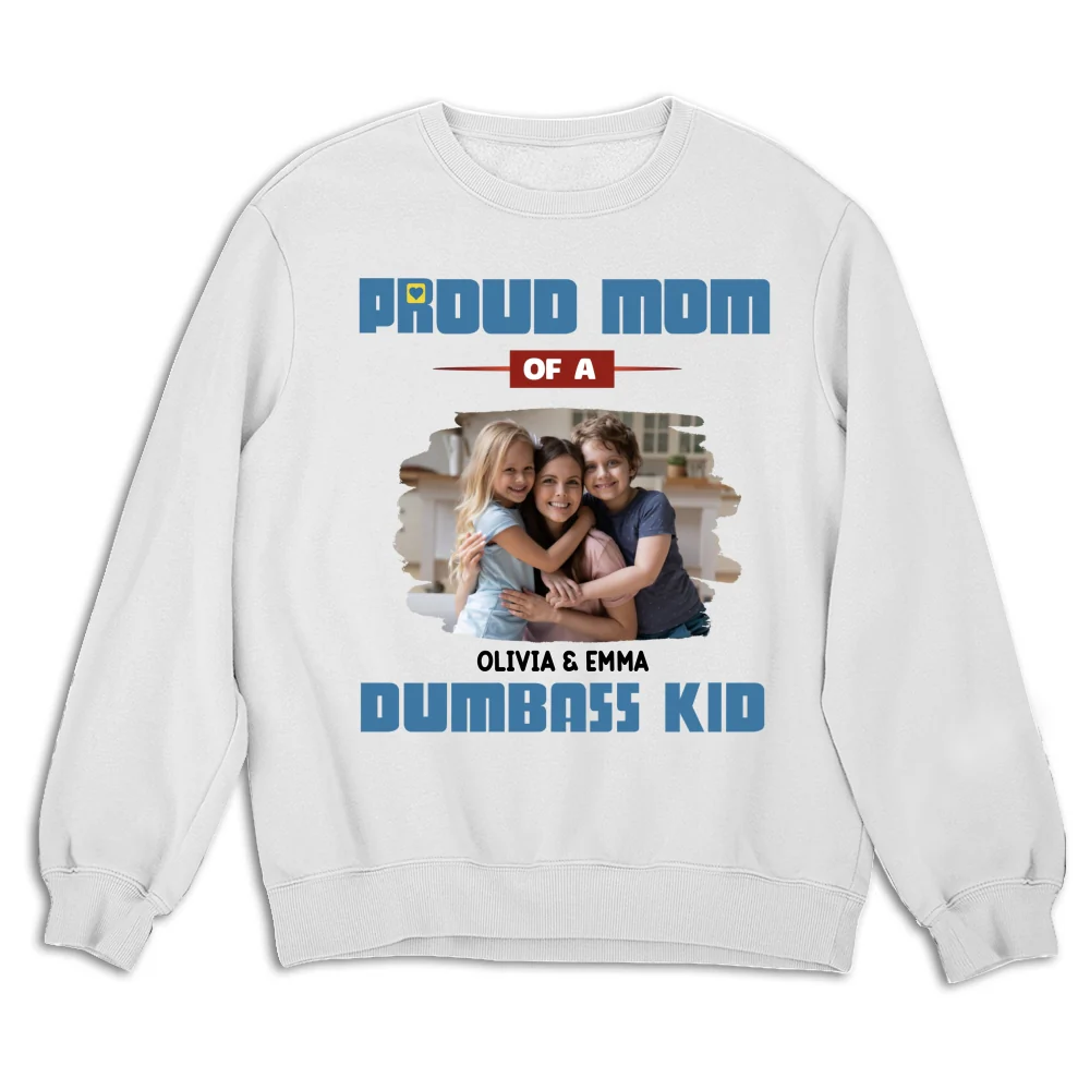 Proud Mom Photo - Personalized Custom Shirt - Image 12