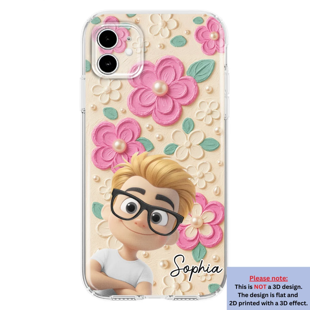 Proud Of Being Grandma - Personalized Custom 3D Effect Phone Case - Image 11