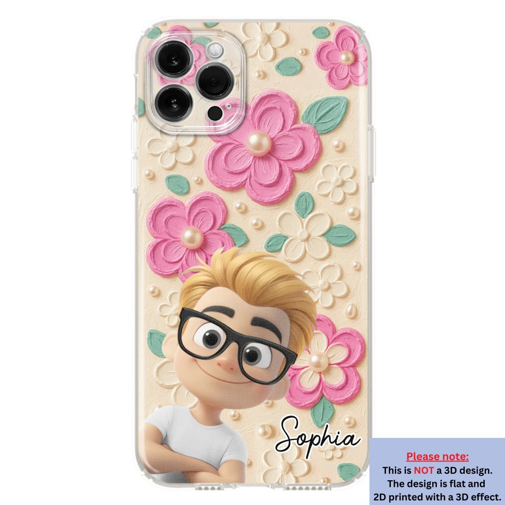 Proud Of Being Grandma - Personalized Custom 3D Effect Phone Case - Image 13