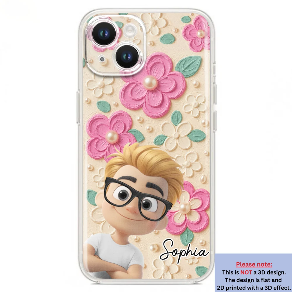Proud Of Being Grandma - Personalized Custom 3D Effect Phone Case - Image 17