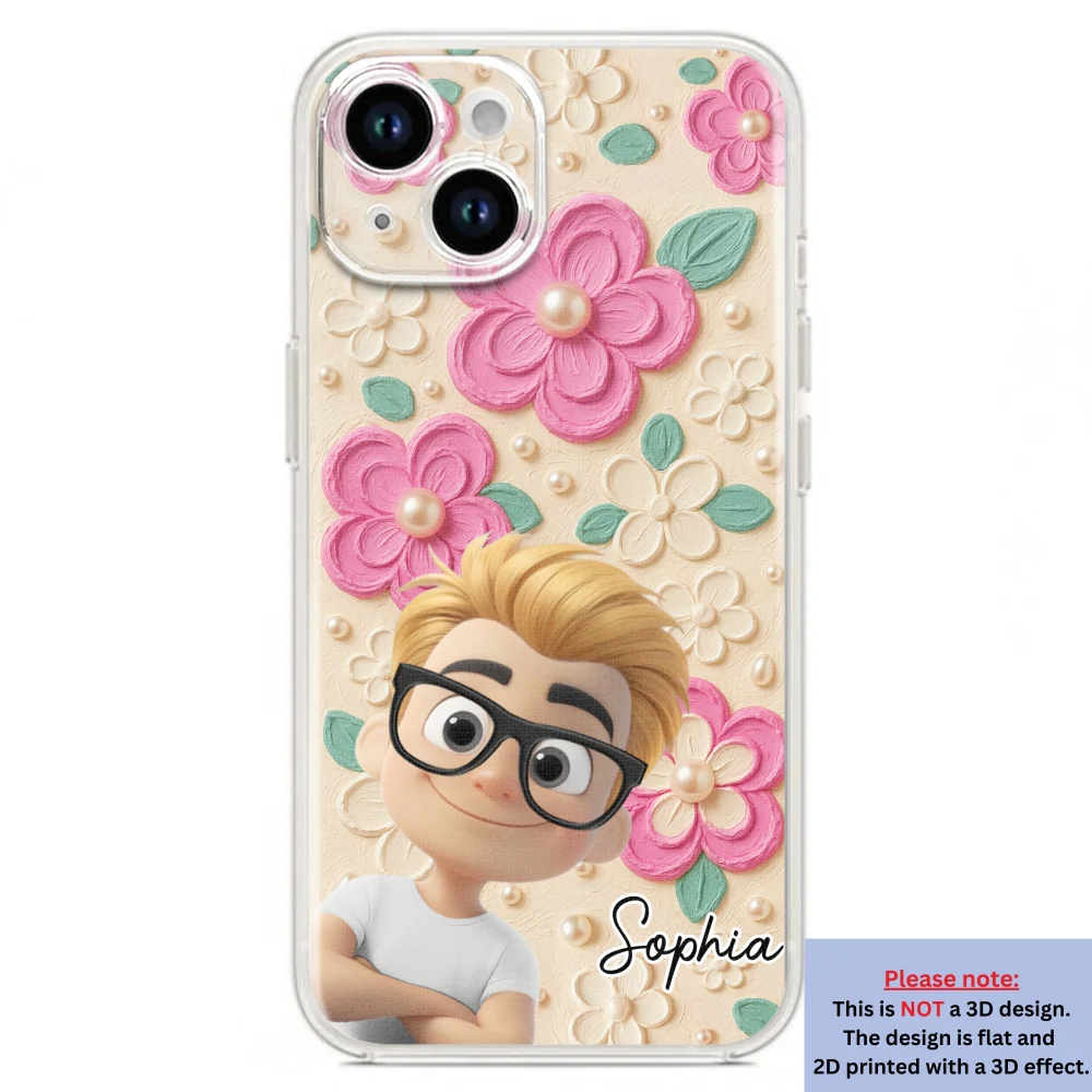 Proud Of Being Grandma - Personalized Custom 3D Effect Phone Case - Image 18