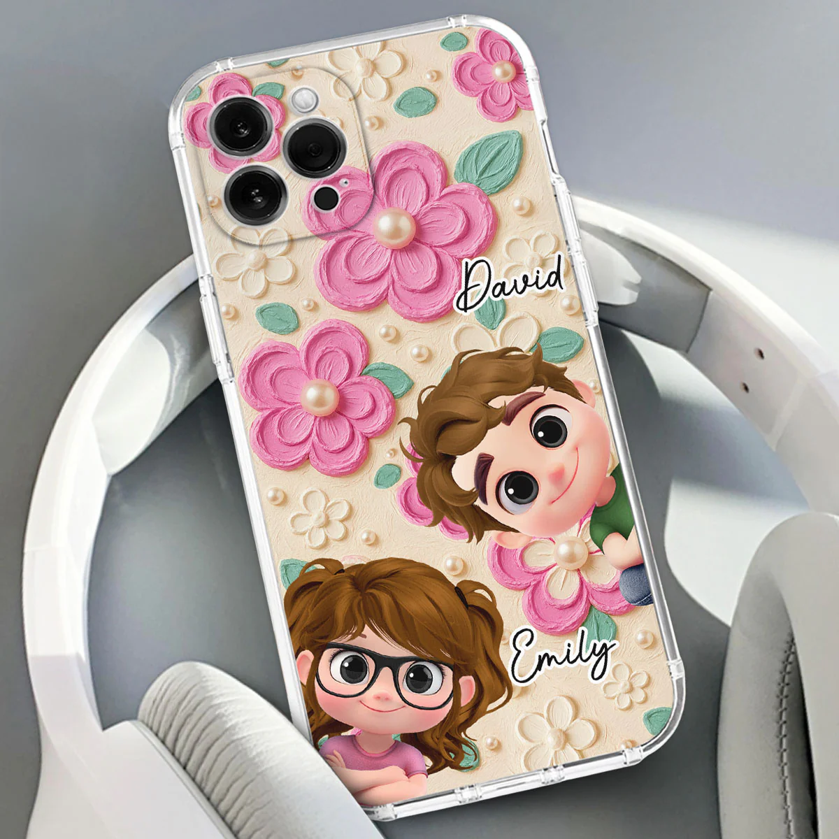 Proud Of Being Grandma - Personalized Custom 3D Effect Phone Case - Image 2
