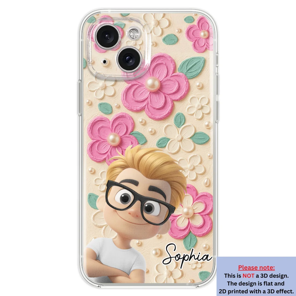 Proud Of Being Grandma - Personalized Custom 3D Effect Phone Case - Image 21
