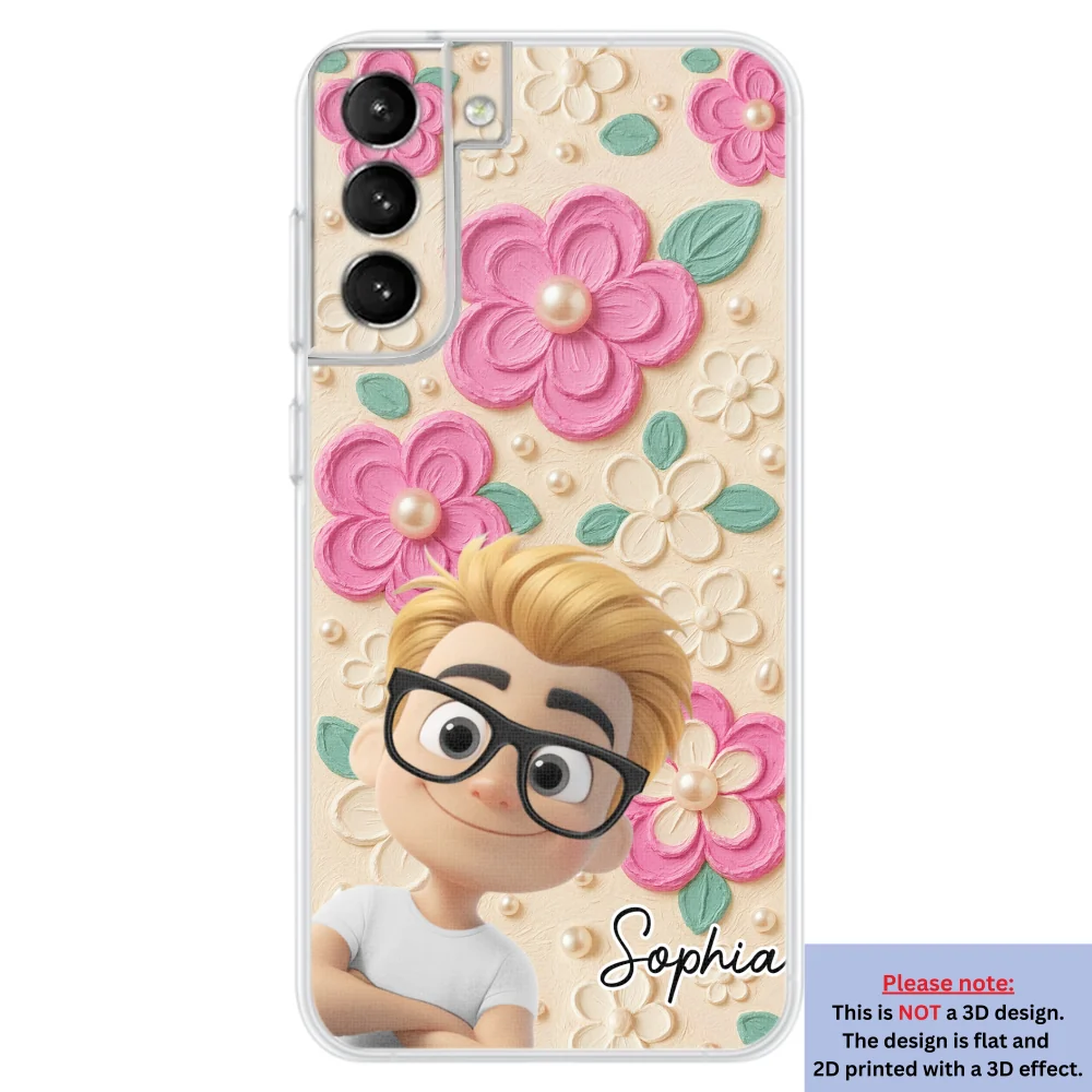 Proud Of Being Grandma - Personalized Custom 3D Effect Phone Case - Image 28