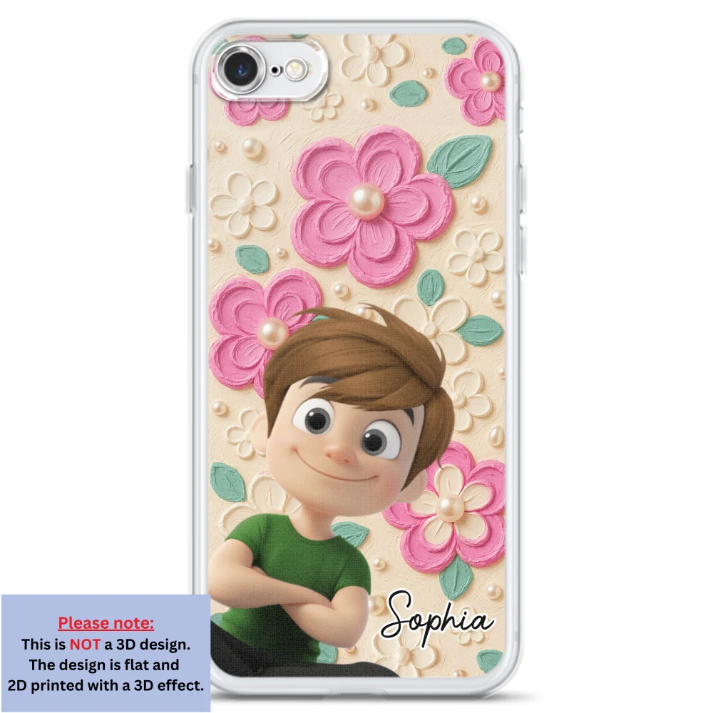 Proud Of Being Grandma Ver 2 - Personalized Custom 3D Effect Phone Case - Image 5