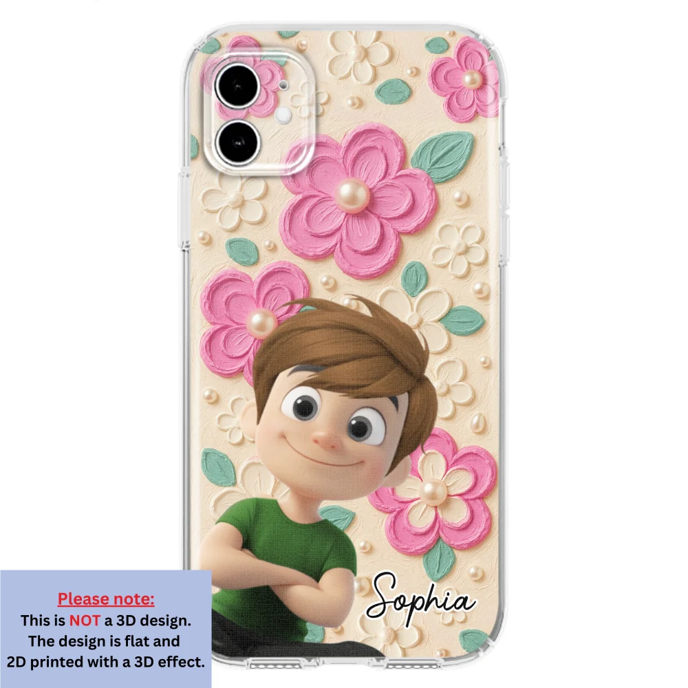 Proud Of Being Grandma Ver 2 - Personalized Custom 3D Effect Phone Case - Image 7