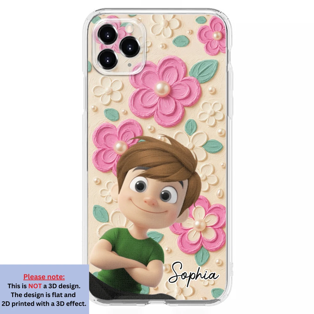 Proud Of Being Grandma Ver 2 - Personalized Custom 3D Effect Phone Case - Image 8