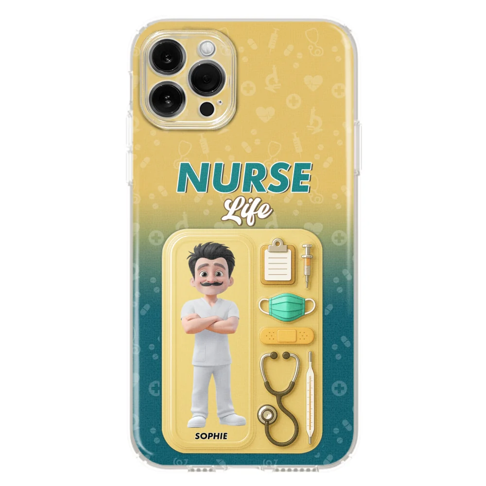 Proud Of Nurse Life - Personalized Custom Phone Case - Image 12