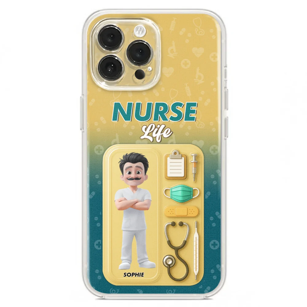 Proud Of Nurse Life - Personalized Custom Phone Case - Image 19