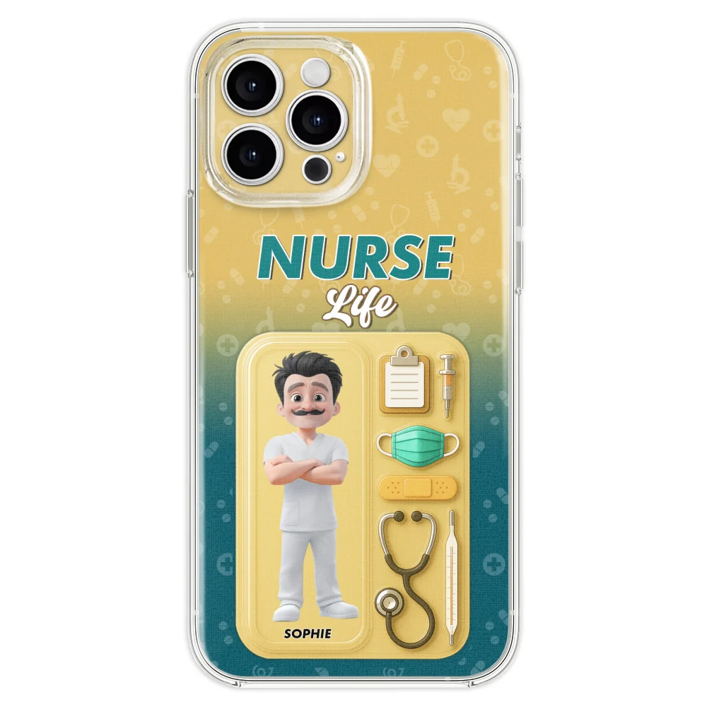 Proud Of Nurse Life - Personalized Custom Phone Case - Image 21