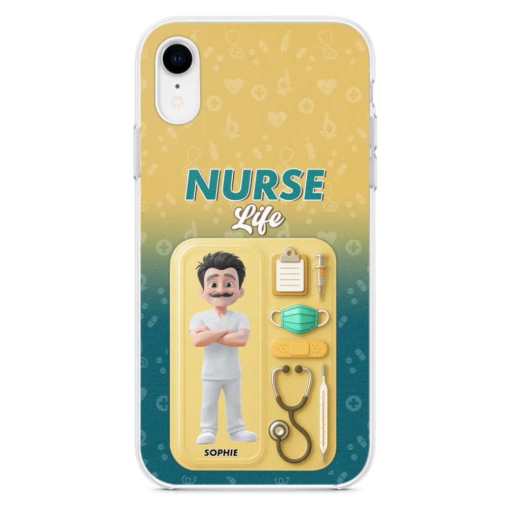 Proud Of Nurse Life - Personalized Custom Phone Case - Image 22