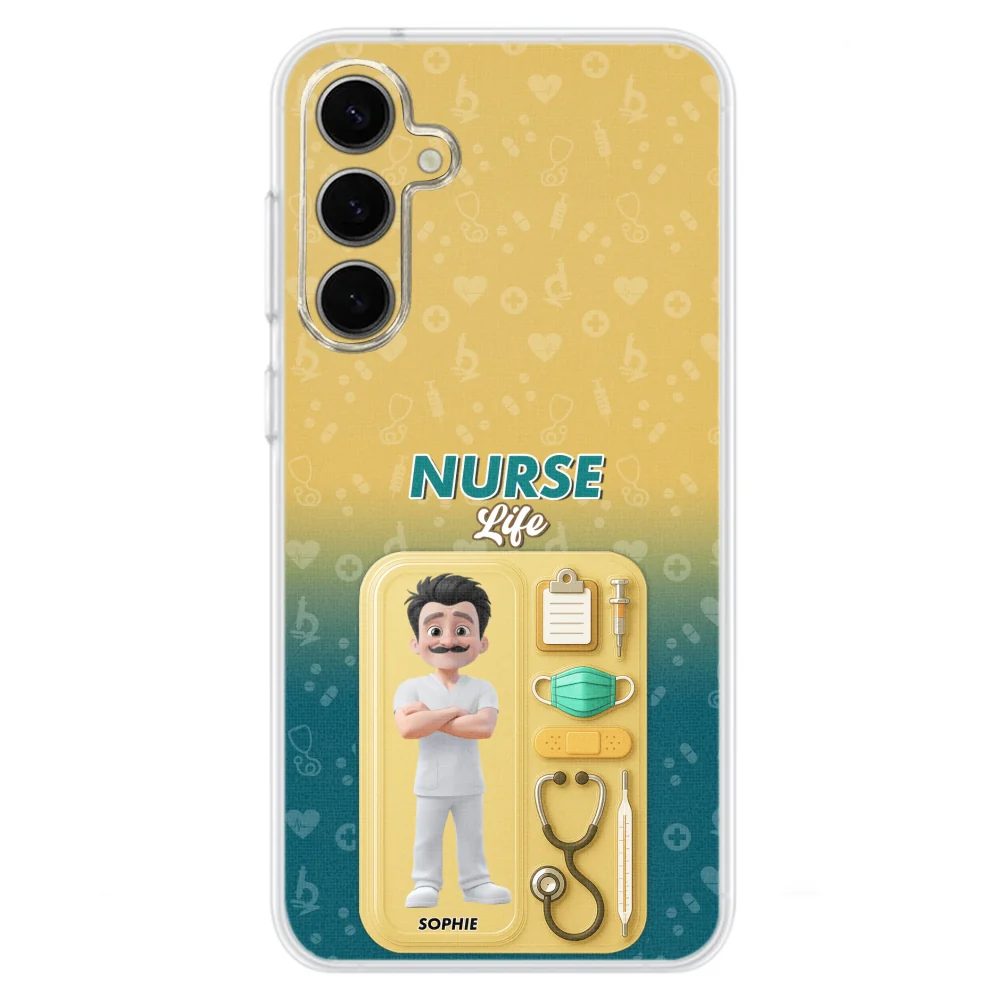 Proud Of Nurse Life - Personalized Custom Phone Case - Image 30
