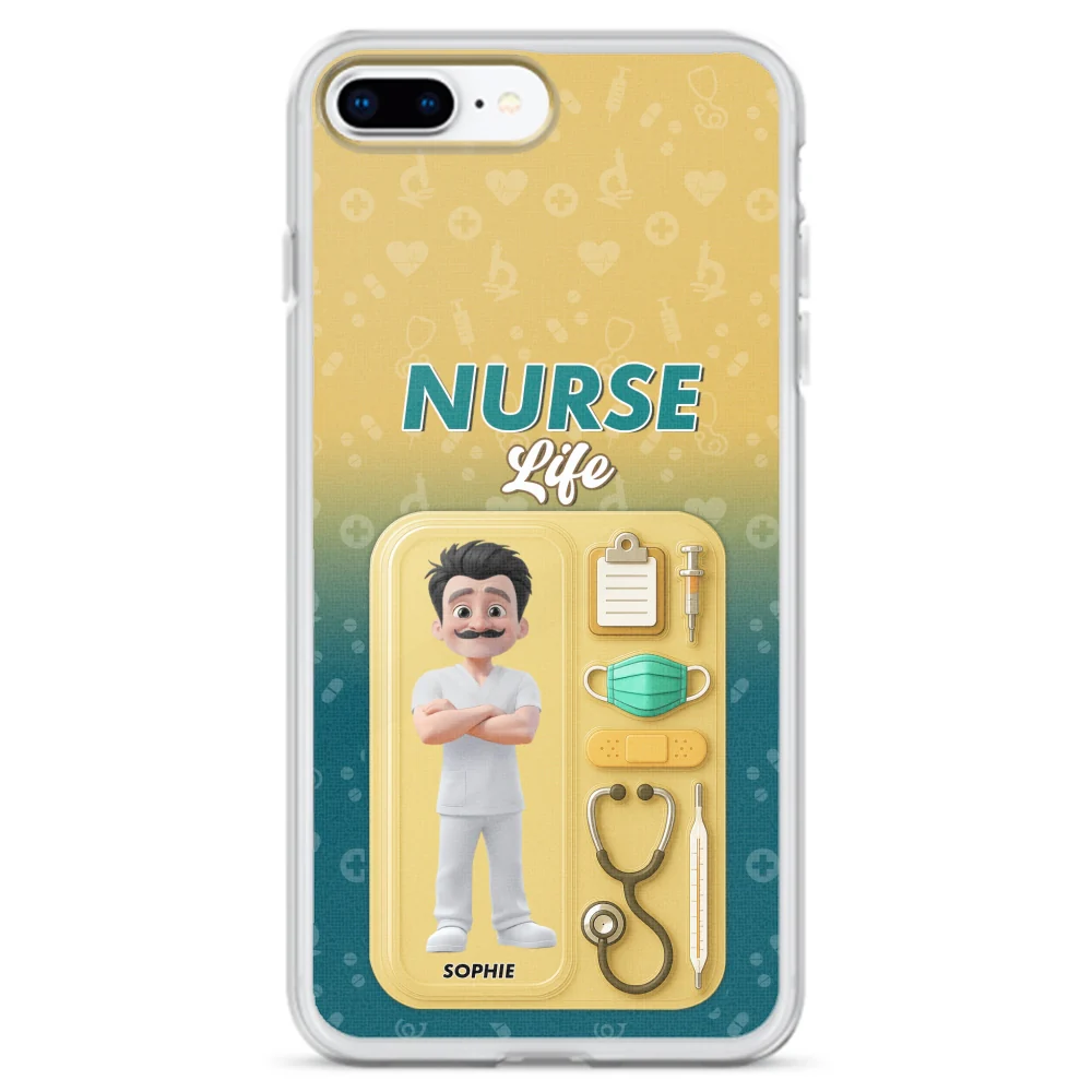 Proud Of Nurse Life - Personalized Custom Phone Case - Image 6