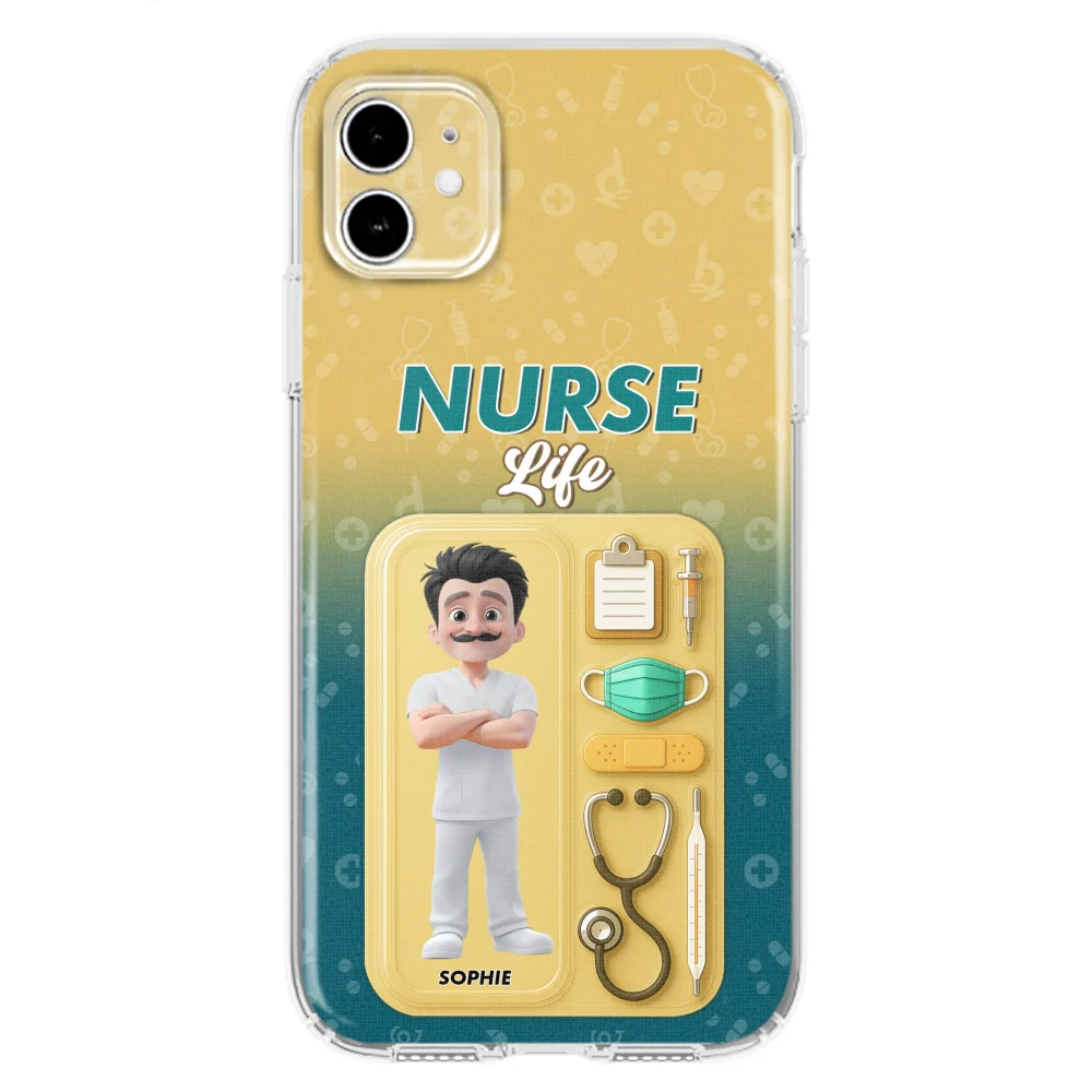 Proud Of Nurse Life - Personalized Custom Phone Case - Image 7