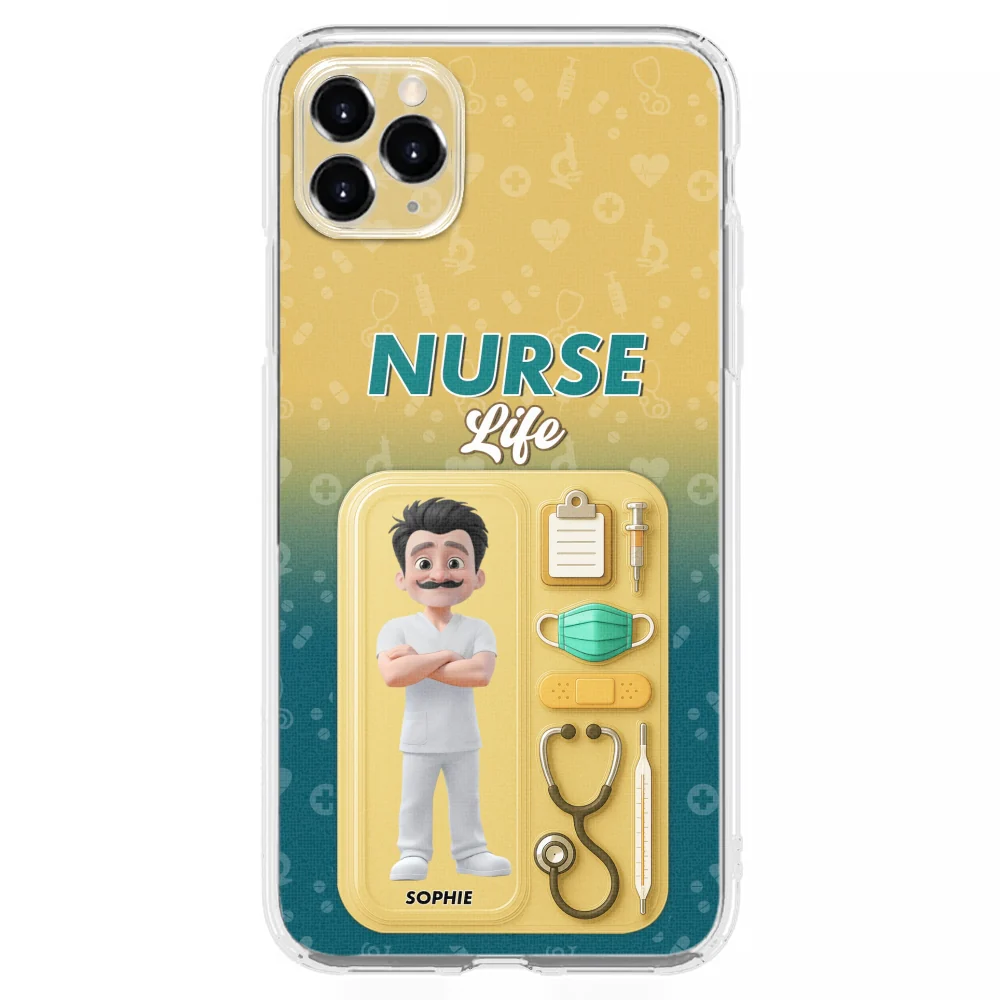 Proud Of Nurse Life - Personalized Custom Phone Case - Image 8