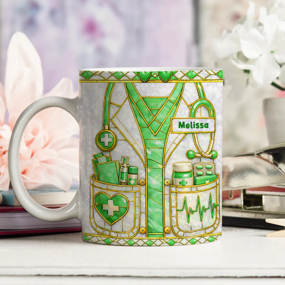 Proud To Be A Nurse - Personalized Custom 3D Inflated Effect Mug - Image 4