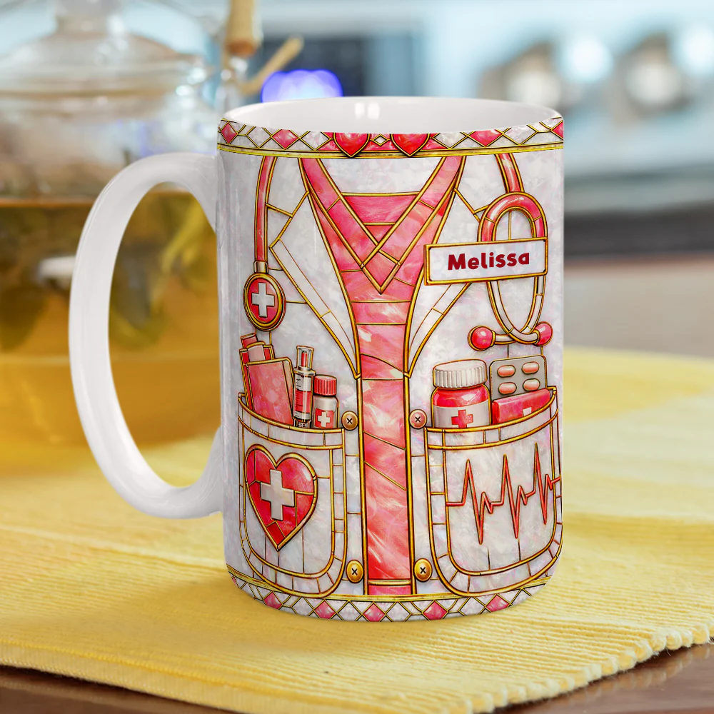 Proud To Be A Nurse - Personalized Custom 3D Inflated Effect Mug - Image 6