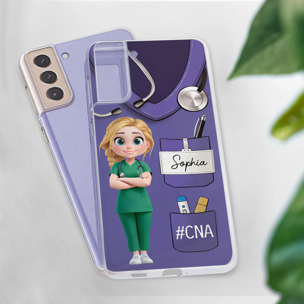 Proud To Be A Nurse - Personalized Custom Phone Case - Image 5