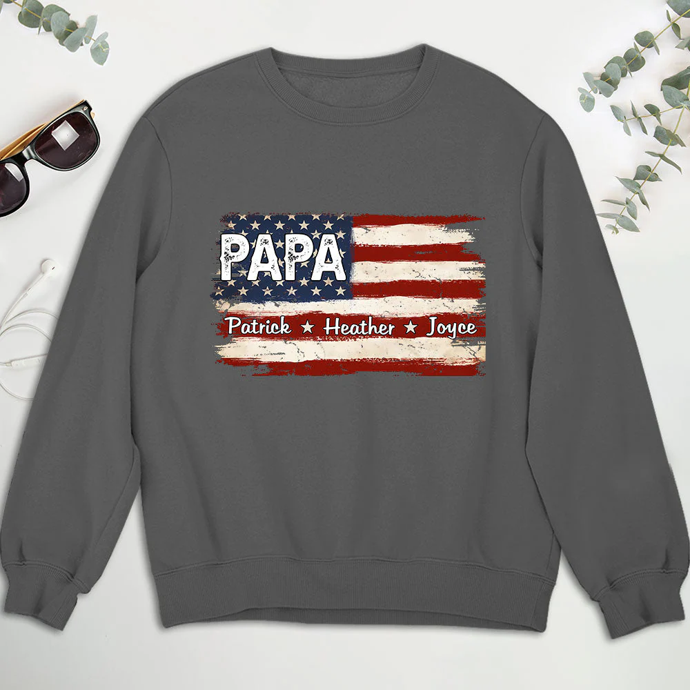 Proud To Be American Version 2 - Personalized Custom Shirt - Image 4