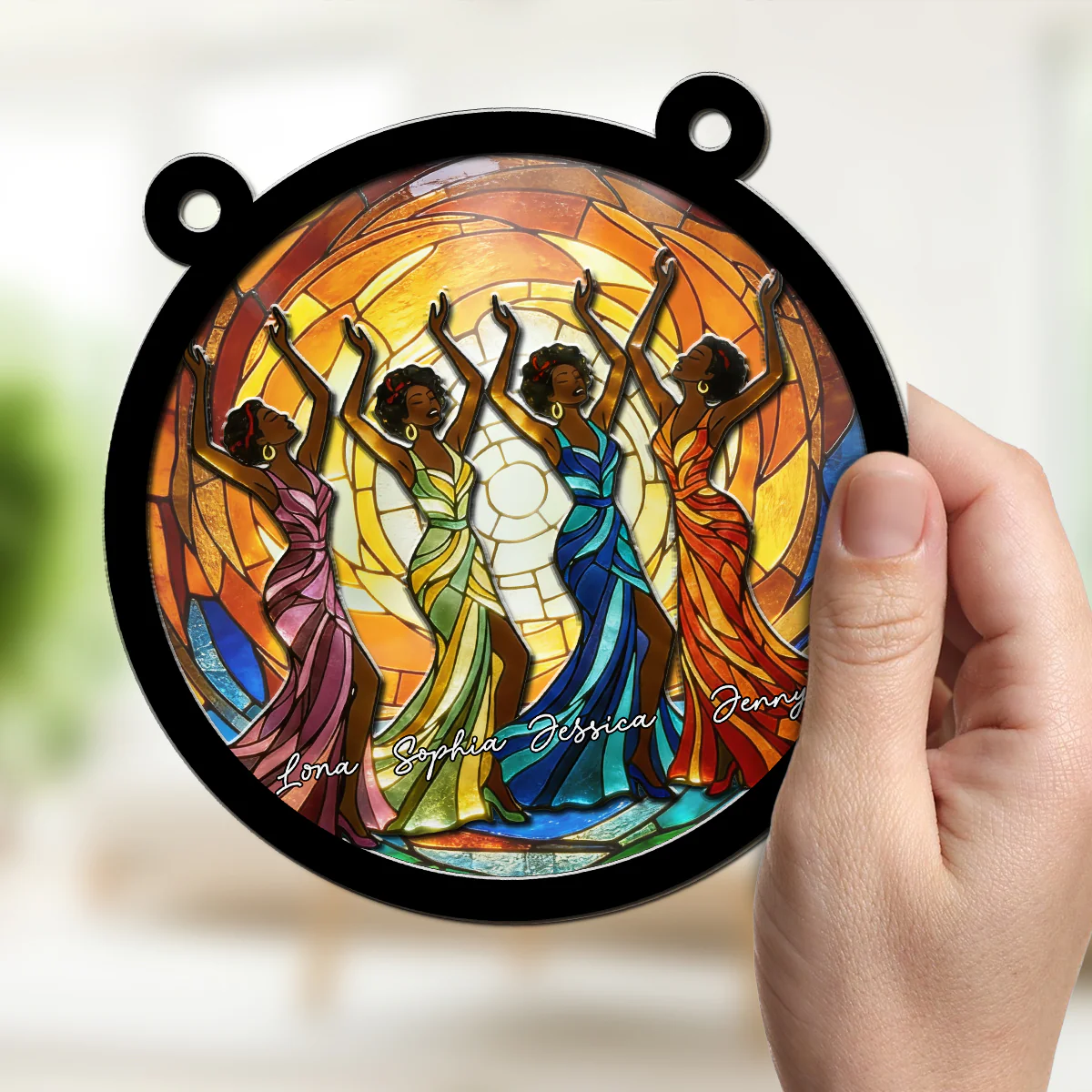Proud To Be - Personalized Custom Suncatcher - Image 2