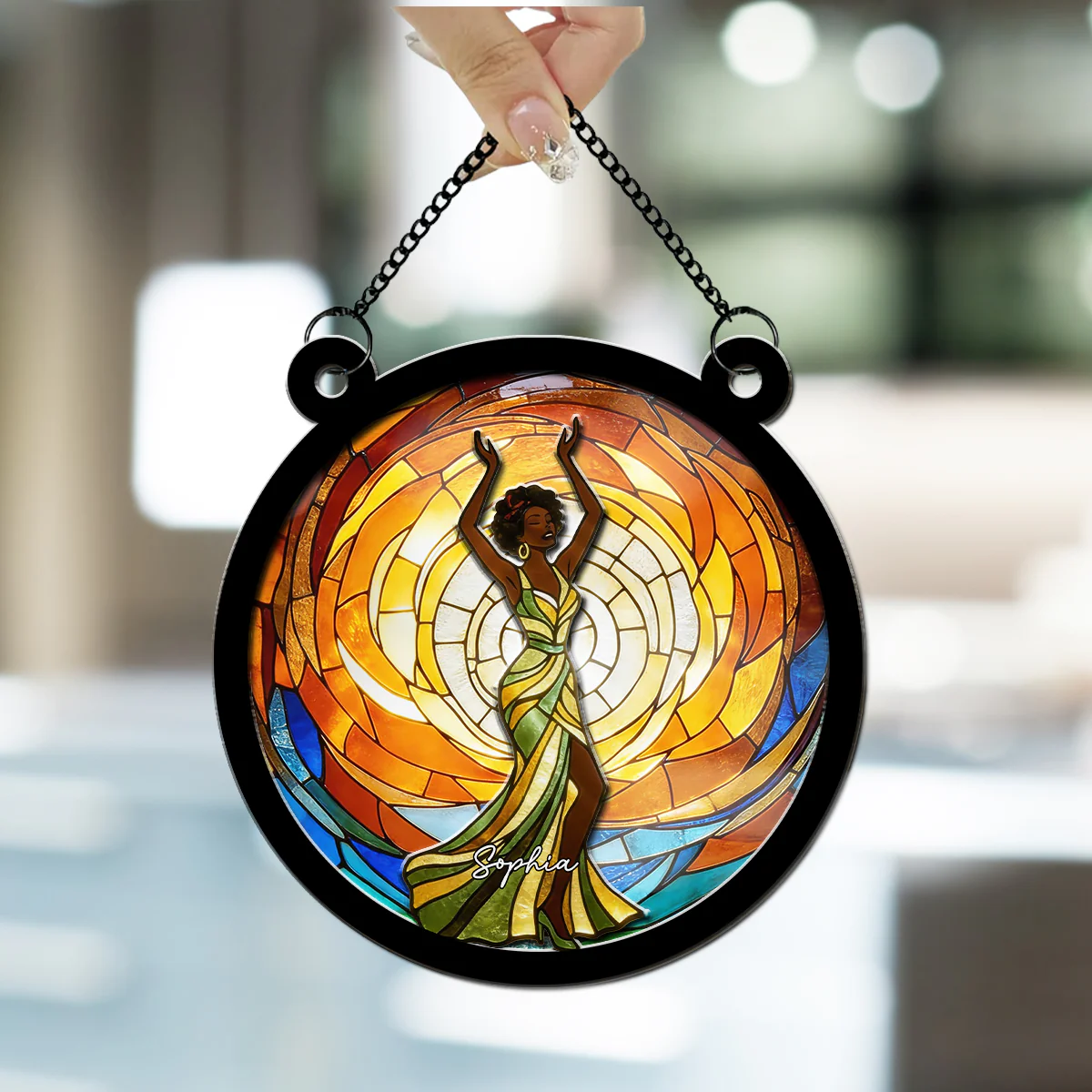 Proud To Be - Personalized Custom Suncatcher - Image 3