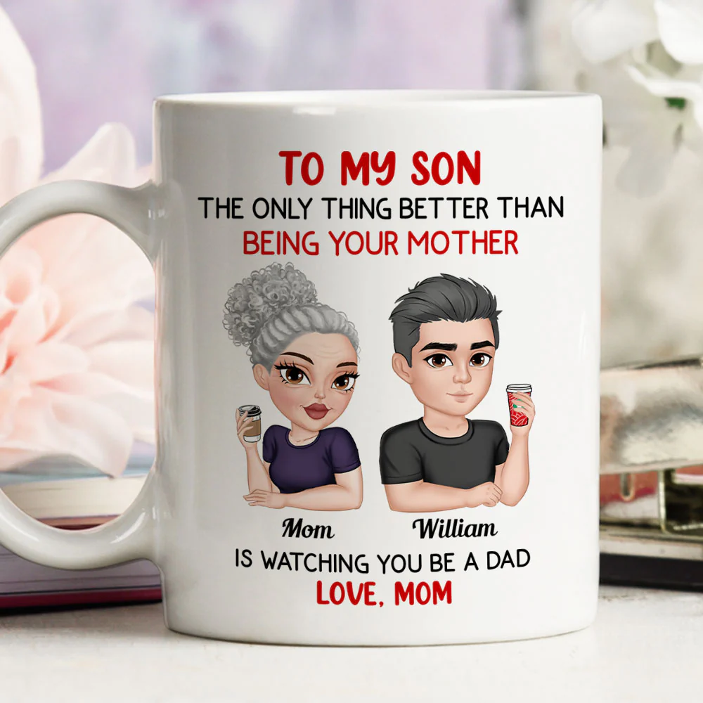 Proud To be Your Father - Personalized Custom Coffee Mug - Image 4