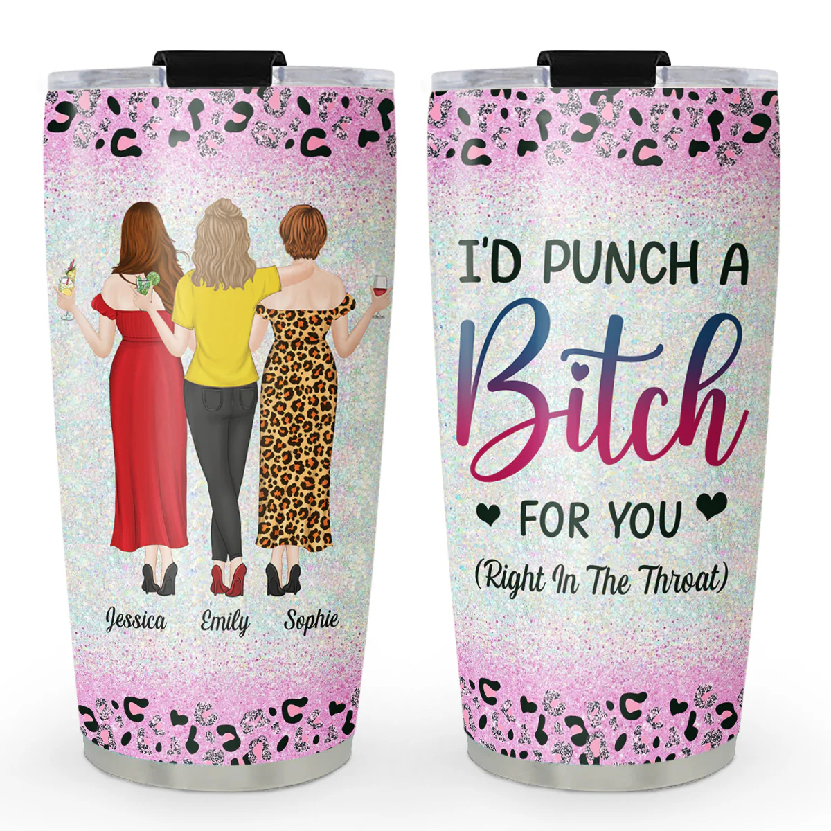 Punch A Bitch - Personalized Custom Tumbler