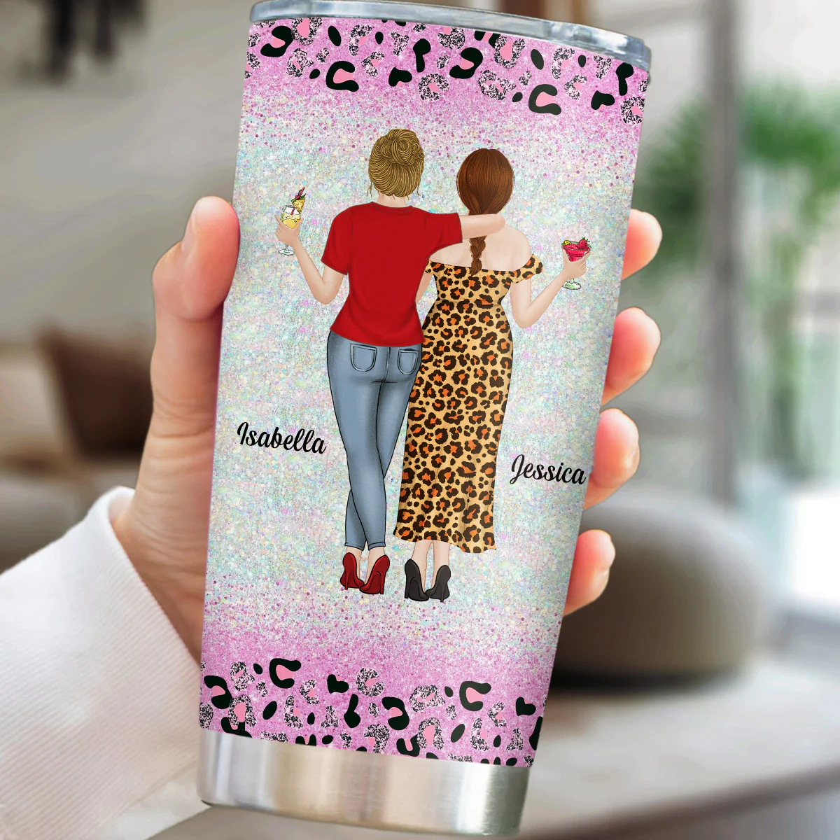 Punch A Bitch - Personalized Custom Tumbler - Image 3