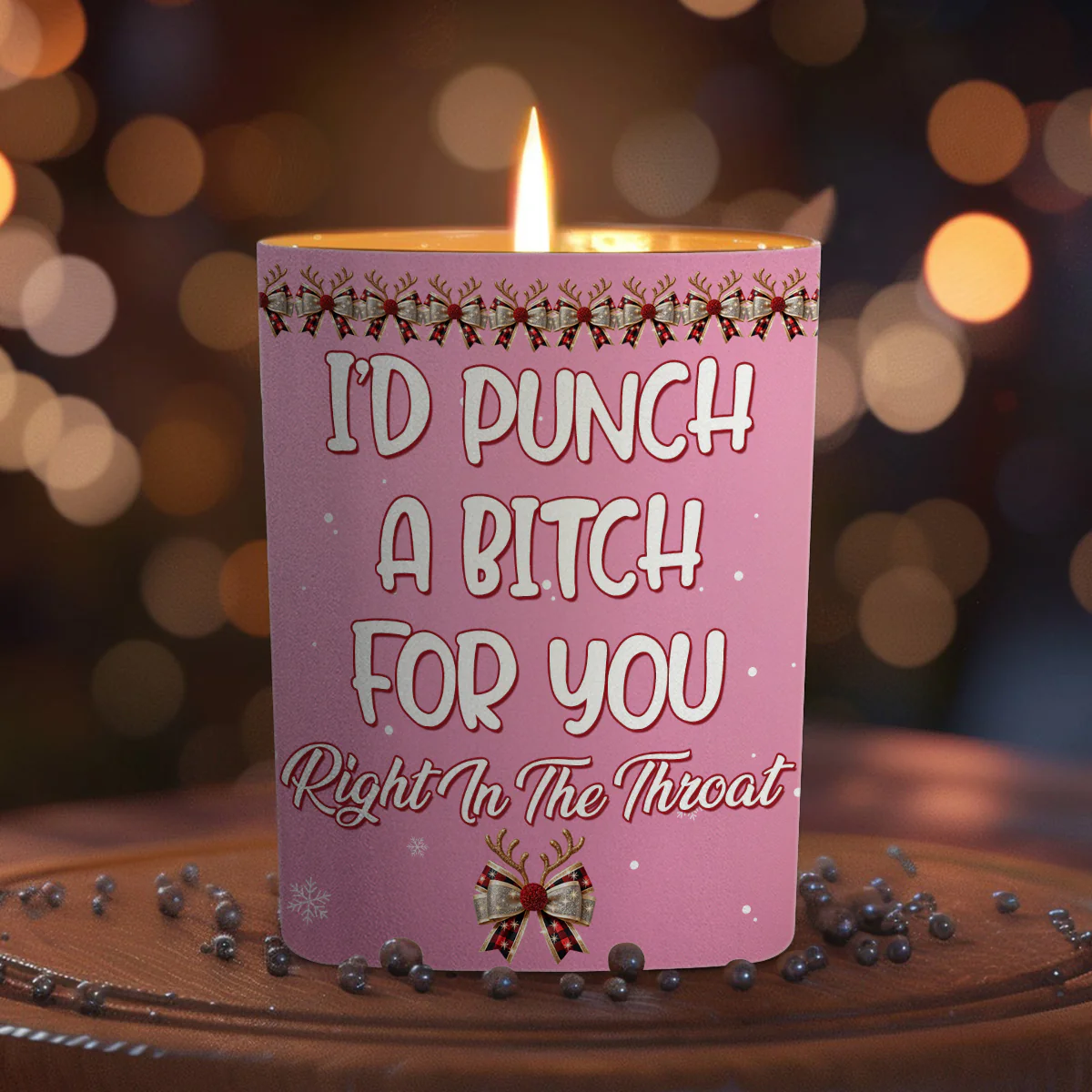 Punch Bitch 2024 - Personalized Custom Candle - Image 5