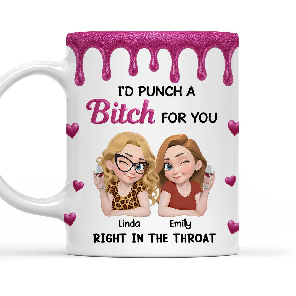 Punch For You My Girl - Personalized Custom Coffee Mug