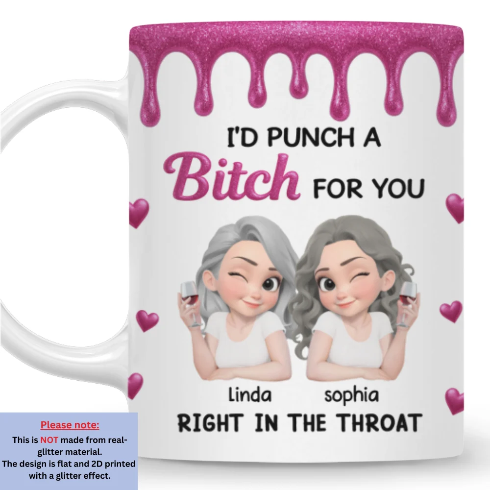 Punch For You My Girl - Personalized Custom Coffee Mug - Image 7