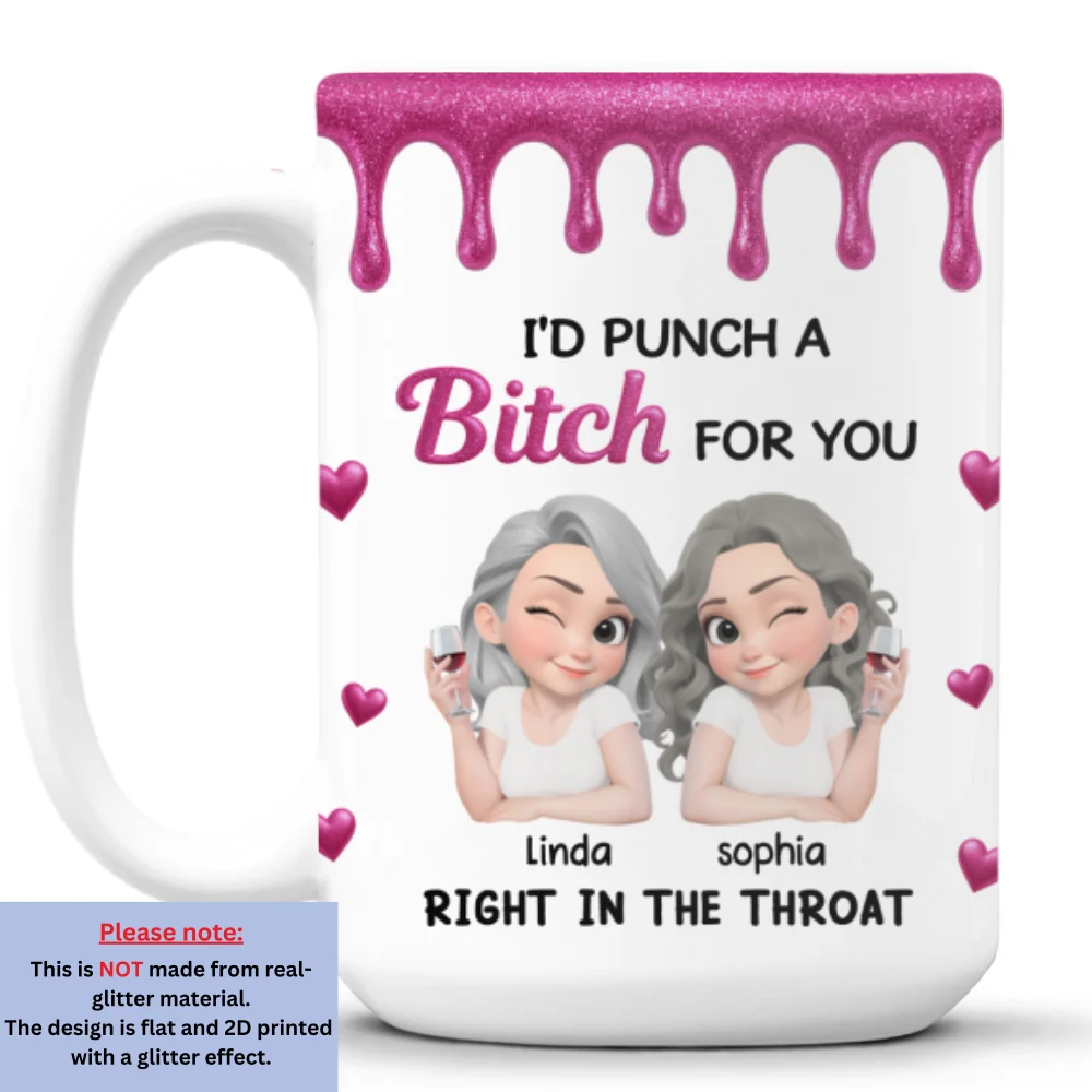 Punch For You My Girl - Personalized Custom Coffee Mug - Image 8