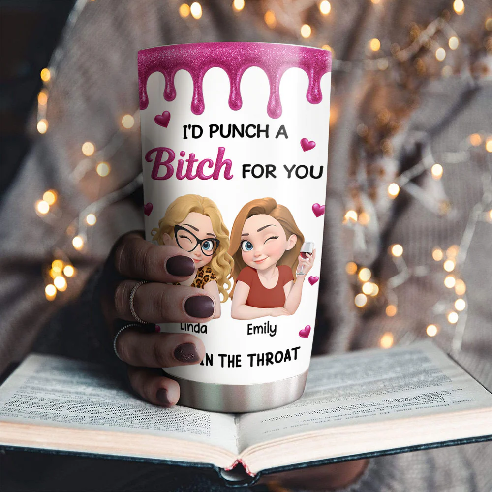 Punch For You My Girl - Personalized Custom Tumbler - Image 3